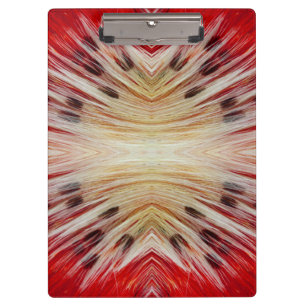 Kaleidoskop-Bartvogel-Design Klemmbrett