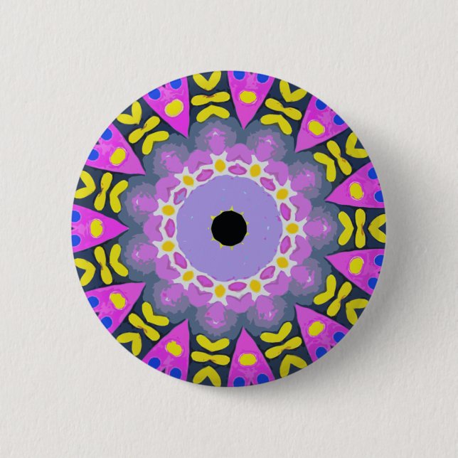 Kaleidoskop Button (Vorderseite)