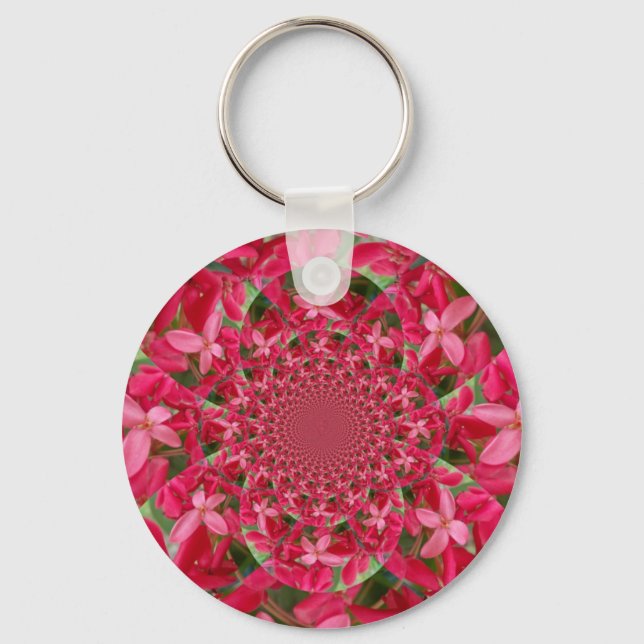 Kaleidoskop der Krimson: Blume der Blutmilch Schlüsselanhänger (Vorderseite)