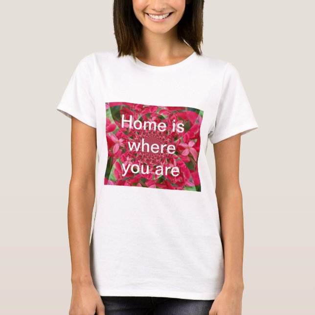 Kaleidoskop der Krimson: Blume der Blutmilch T-Shirt (Vorderseite)