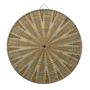 Kaleidoskop Design Light Brown Rustikal Dartscheibe