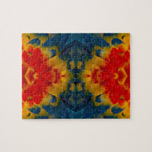 Kaleidoskop-Design mit Scharlachara