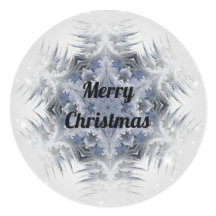 Kaleidoskop Design Sparkling Blaue Schneeflocke