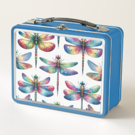 Kaleidoskop Dragonflies Metall Brotdose