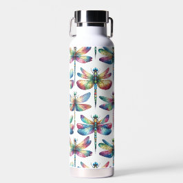Kaleidoskop Dragonflies Trinkflasche