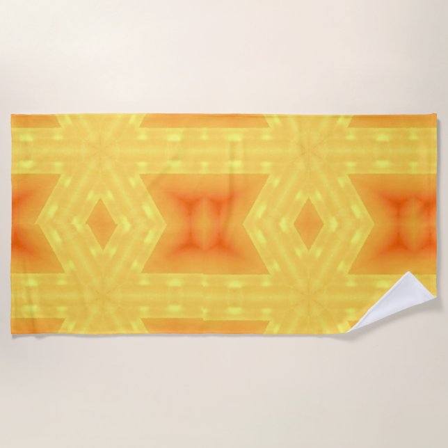 Kaleidoskop eines hellen Sonnenaufgangs und von Li Strandtuch (Vorderseite)