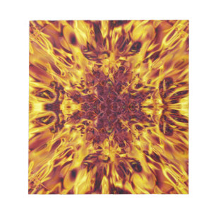 Kaleidoskop-Feuerexplosion Notizblock