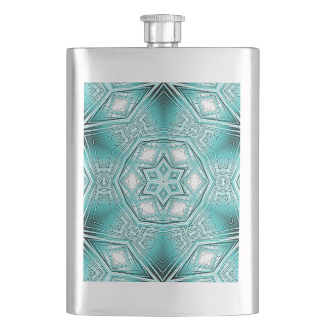 Kaleidoskop Flachmann (Vorderseite)