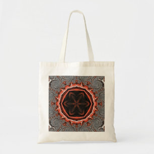 Kaleidoskop Flamme Tote Tasche