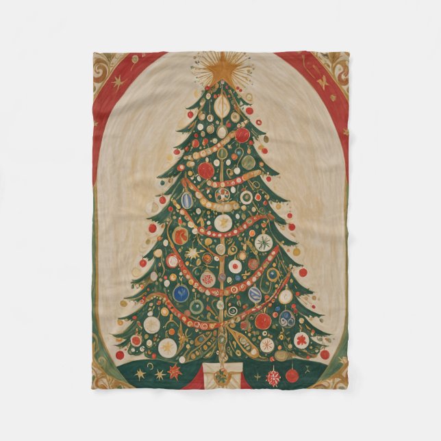 Kaleidoskop Fleecedecke (Vorderseite)