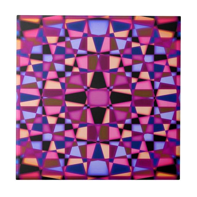 Kaleidoskop Fliese (Vorderseite)
