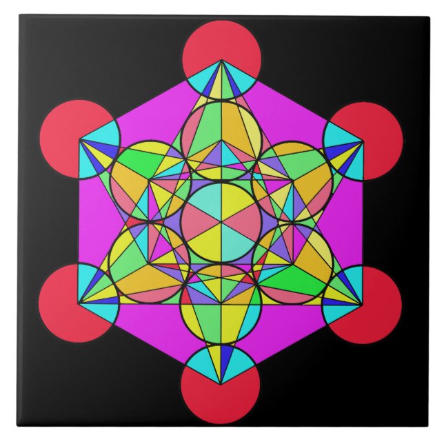Kaleidoskop Fliese (Vorderseite)