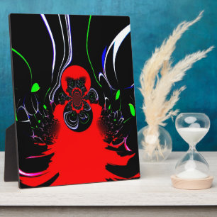 Kaleidoskop Fluid Art Print Fotoplatte