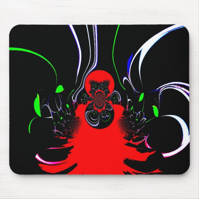 Kaleidoskop Fluid Art Print Mousepad (Vorne)