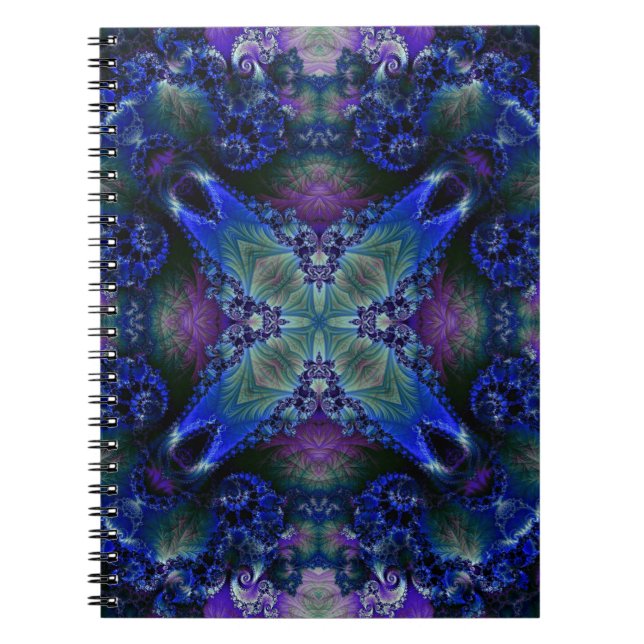 Kaleidoskop-Fraktal 531 Notizblock (Vorderseite)