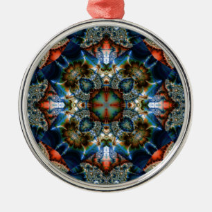 Kaleidoskop-Fraktal 576 Ornament Aus Metall