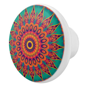 Kaleidoskop-Fraktal - Tattoo II + Ihre Ideen Keramikknauf