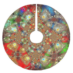 "Kaleidoskop Fury" Baumrock Polyester Weihnachtsbaumdecke