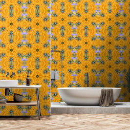 Kaleidoskop Gelbe Sonnenblumenblütenblätter Tapete