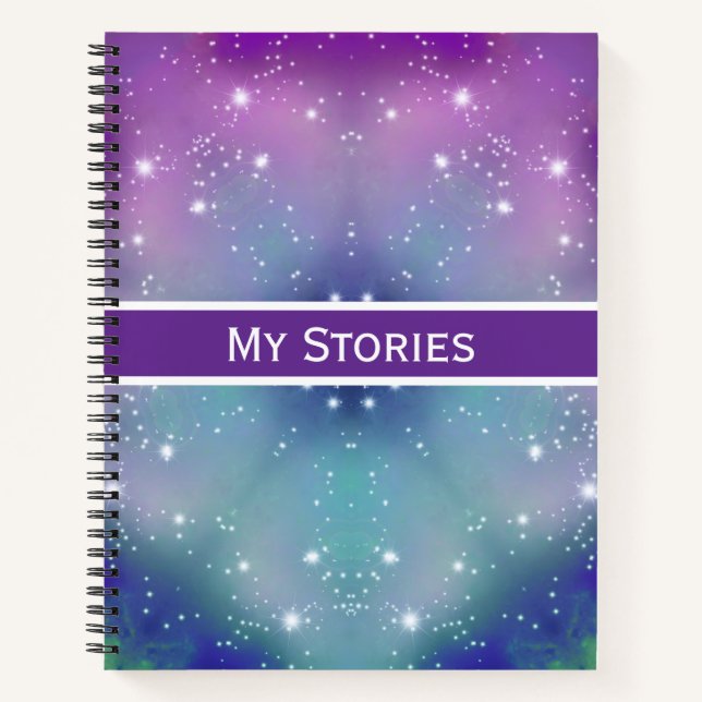 Kaleidoskop-Geschichten Spiral-Notebook Notizbuch (Vorderseite)