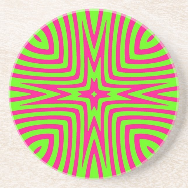 Kaleidoskop Getränkeuntersetzer (Vorne)