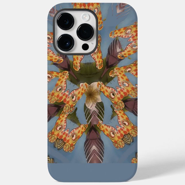 Kaleidoskop Giraffe Mandala: Abstrakte Safari Art title_seo2 (Rückseite)