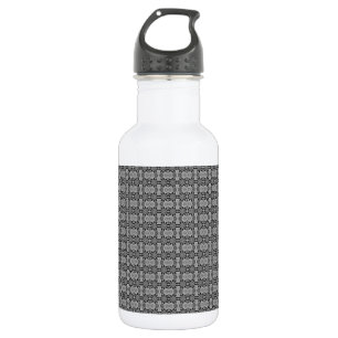 Kaleidoskop Grau Trinkflasche