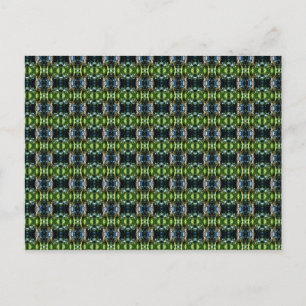 Kaleidoskop Grün Postkarte