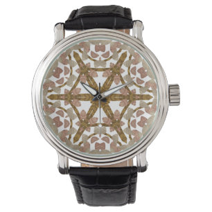 Kaleidoskop Holz - Wood Kaleidoskop Armbanduhr