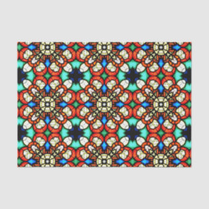 Kaleidoskop ist mit Papierpapier Seidenpapier