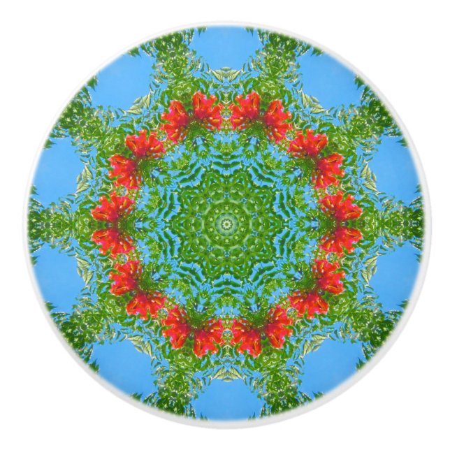 Kaleidoskop Keramik Keramikknauf (Vorderseite)