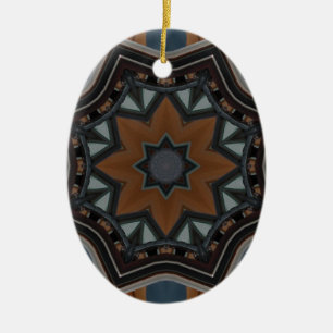 Kaleidoskop Keramik Ornament