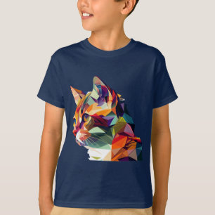 Kaleidoskop Kitty: Das Abstrakte verkraften T-Shirt