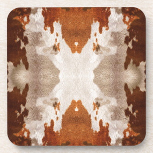 Kaleidoskop-Kuhmuster Getränkeuntersetzer