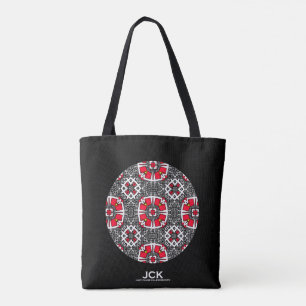Kaleidoskop-Kunst fünf von Band sechzehn Tasche