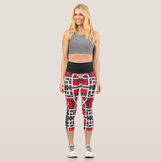 Kaleidoskop-Kunst sechzehn Capri Leggings