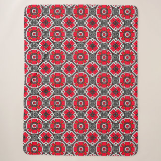 Kaleidoskop-Kunst sieben L von Band sechzehn Sherpadecke