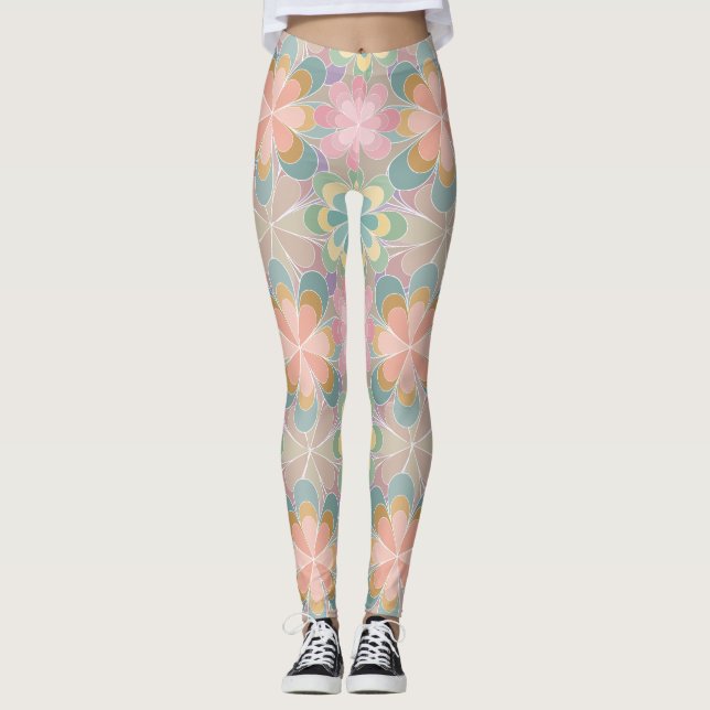 Kaleidoskop Leggings (Vorderseite)