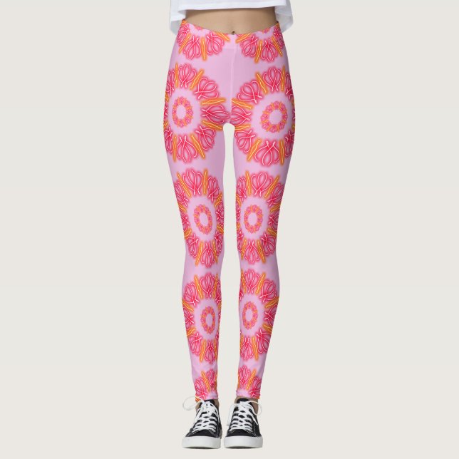 Kaleidoskop Leggings (Vorderseite)