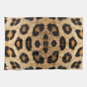 Kaleidoskop Leopard Fur Muster Handtuch