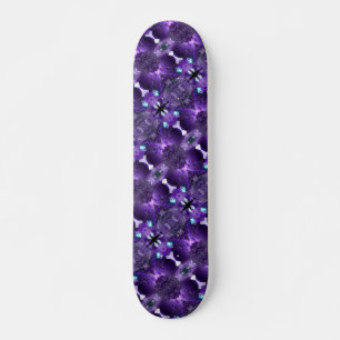 Kaleidoskop Lila Abstraktes Fraktal Psychedelisch Skateboard