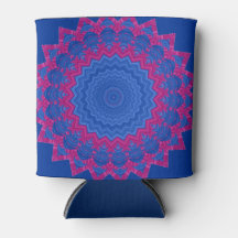 Kaleidoskop Magenta und Blauer Kreis