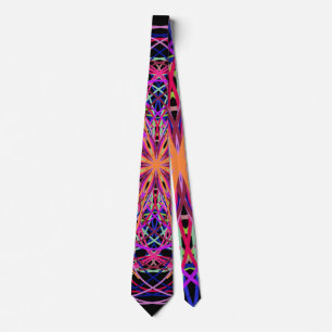Kaleidoskop Mandala Art Joyful Colors Krawatte