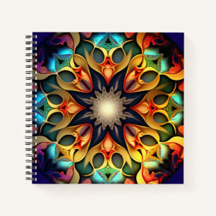 Kaleidoskop Mandala Blume Design-23091 Notizbuch