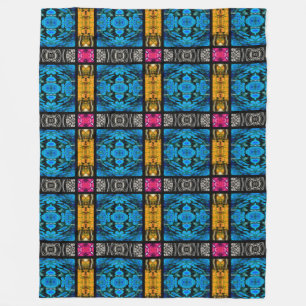 Kaleidoskop Mosaik I + Ihre Ideen Fleecedecke