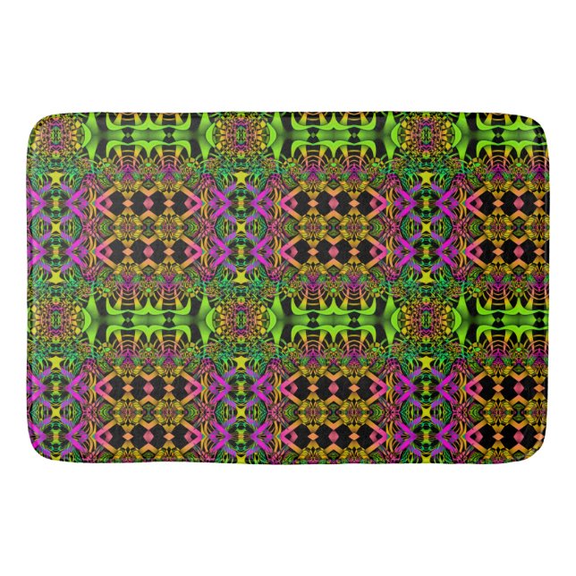 Kaleidoskop Mosaik IV + Ihre Ideen Badematte (Vorderseite)