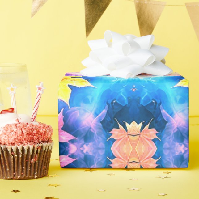 Kaleidoskop-Muster Geschenkpapier - Geschenkpapier (Geburtstagsparty)