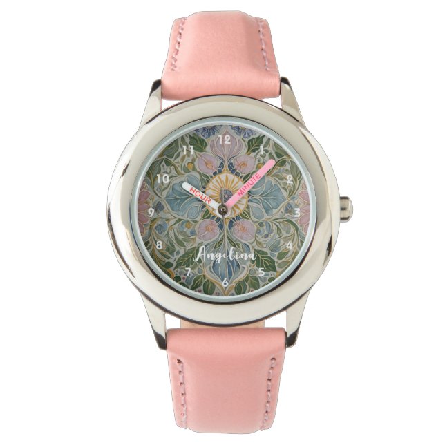 Kaleidoskop Personalisiert Armbanduhr (Vorderseite)