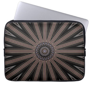 Kaleidoskop Radmuster 13" Elektronik-Bag Laptopschutzhülle