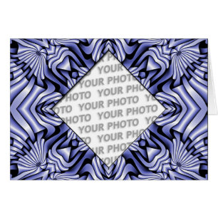 Kaleidoskop RahmenART - blau + Ihr Foto & Text